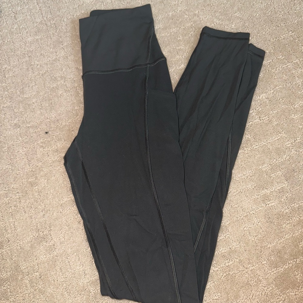 lululemon athletica graphite grey Leggings size 4